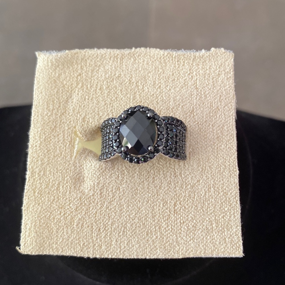 Black Spinel ring - Picture 2 of 4